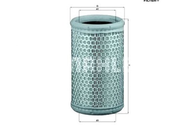 Knecht фильтр воздуха nissan kubistar renault cli фото №1