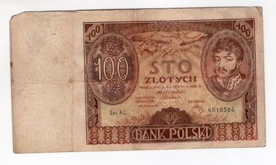 100 złotych 1932 Ser. AL.