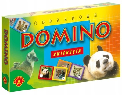 Domino Obrazkowe Zwierzęta Alexander