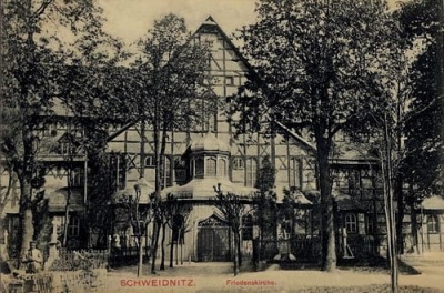 Świdnica Kościół Pokoju - Reprodukcja 1885