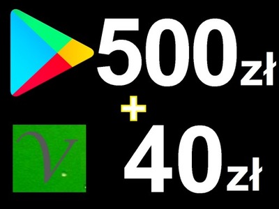 Karta Google Play 500 zł Kod Prepaid Klucz Android