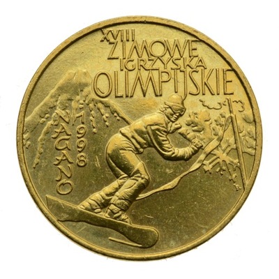 2 złote 1998 r. - Zimowe Igrzyska - Nagano