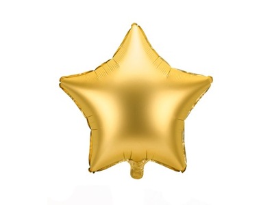 Balon foliowy Gwiazdka złoty 48cm