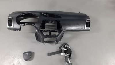 Консоль 2xair bag ремни hyundai i20 lift kpl фото №1