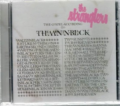 CD The Stranglers - (The Gospel According To) The Meninblack