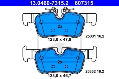 TRINKELĖS HAM.TYL BMW X1 F48 14- 13.0460-7315.2 