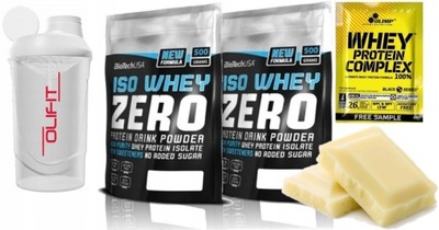 BIOTECH ISO WHEY ZERO 2x 500g =1000 +gratis IZOLAT