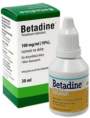 Betadine 100 mg/ml roztwór na skórę 30 ml