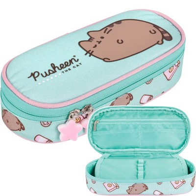 PERAČNÍK ŠKOLSKÉ VRECÚŠKO VYSTUŽENÉ PRE DIEVČATKO PUSHEEN MINT