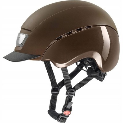 Kask jeździecki Uvex Elexxion Pro 55-56 cm brąz