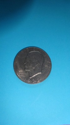 1 dolar 1972 D.Eisenhover,ładny stan