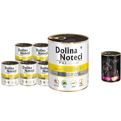 Dolina Noteci Premium kurczak 6 x 800 g GRATIS