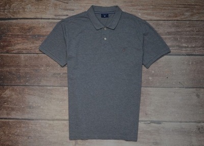 GANT ORYGINALNA KOSZULKA POLO PREMIUM GREY j.NOWA XL