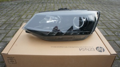 Передняя левая лампа skoda fabia iii 3 линза led 6v1 фото №1