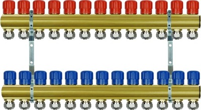 Rozdzielacz 13 CO złączki pex 20