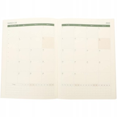 Notatnik Planer tygodniowy Kalendarz 2023 Wydajny