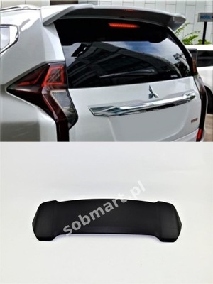 MITSUBISHI PAJERO 2016+ SPOILER VISERA TUNEADO ABS NEGRO MATE SOBMART  