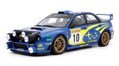 1:18 Otto Subaru Impreza WRC Monte Carlo 2002 blue