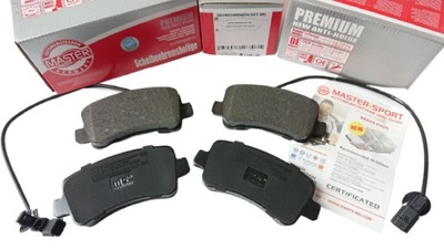 Ms тормозные колодки тормозные задняя renault master iii 2.3 dci 2010- привод перед фото №1