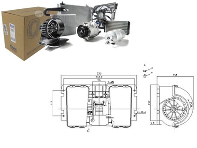 FAN AIR BLOWER NISSENS 5001826689 5001829115 - milautoparts-fr.ukrlive.com