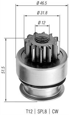 BENDIX СТАРТЕРА CITROEN AMB0261