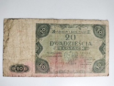 Banknot 20zł 1947 Seria: C