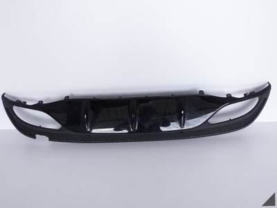 Mercedes c-klasa w205 14- amg диффузор спойлер задняя фото №1