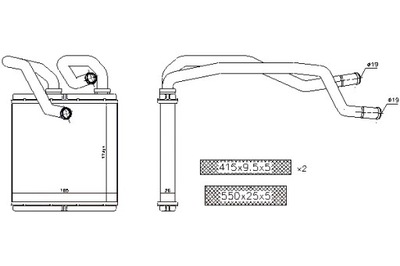 NISSENS HEATER NISSAN QASHQAI I X-TRAIL II 1.5D-2.5 11.06-04.14  