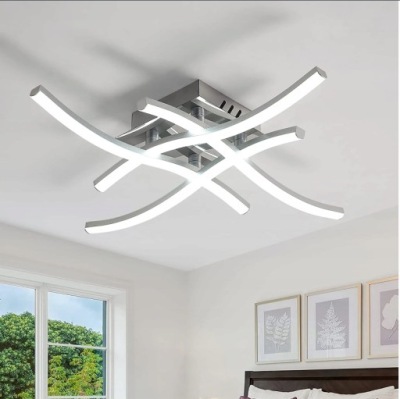 LAMPY SUFITOWE LED 28W, LAMPA WISZĄCE DO PLAFONU LED 6500K 24W