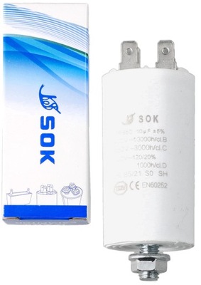 KONDENSATOR ROZRUCHOWY DO SILNIKA 10uF 450V