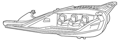 Лампа перед передняя левая toyota gr supra 2019- фото №1