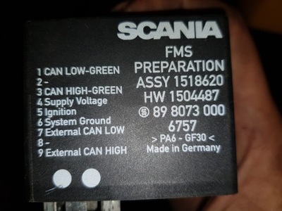 SCANIA R RELAY FMS 1518620  