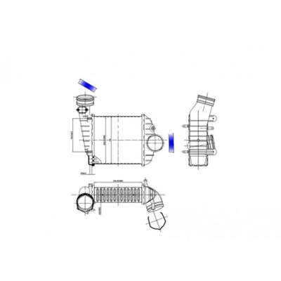 RADUADOR AIRE DE CARGA HART 620 813  