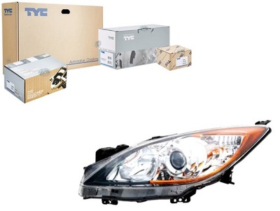 Tyc фара лампа передня mazda 3 1.6 mzr bl фото №1