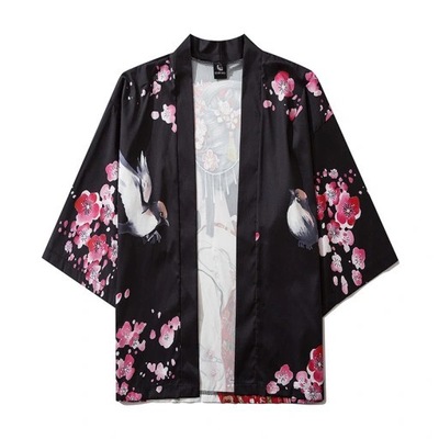 KIMONO Japońskie Damskie Kimono Narzutka Kardigan