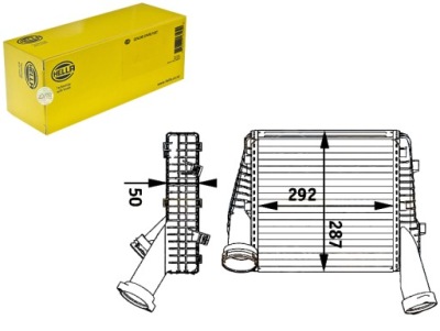 Интеркулер vw touareg audi q7 behr hella фото №1