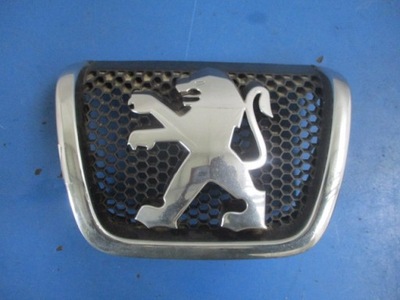 PEUGEOT 607 I EMBLEMA INSIGNIA LOGOTIPO PARTE DELANTERA 9638055177  