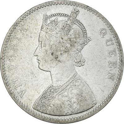 Moneta, INDIE BRYTYJSKIE, Victoria, Rupee, 1862, B