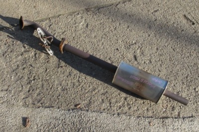 Ford focus mk3 1.0 eb гасник вихлоп середній фото №1