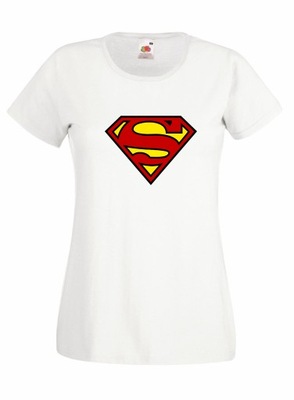 Koszulka t-shirt damska - Superwoman - rozm. XS - Wyprzedaż!