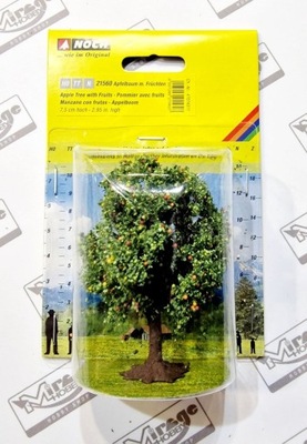 NOCH 21560 Drzewko Jabłoń z owocami 7,5cm (op.1szt