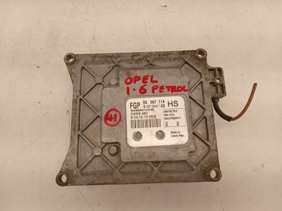 COMPUTADOR UNIDAD DE CONTROL DEL MOTOR OPEL ASTRA 3 H 55567114 HS 5WK9460  