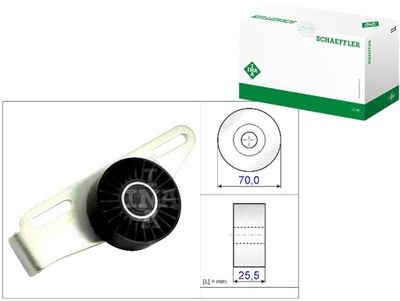 Ролик натяжная ремень многоручьевой dacia dokker d фото №1