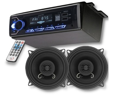 RADIO DE AUTOMÓVIL BLUETOOTH USB AUX ALTAVOCES 13  