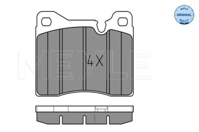 MEYLE КОЛОДКИ HAM. BMW P. E12/E24