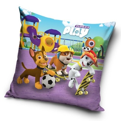 Poszewka 40x40 Psi Patrol Pieski Velvet