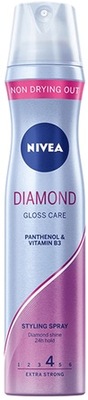 Nivea Lakier do Włosów Diamond Gloss 250ml