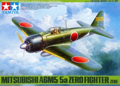 TAMIYA 61103 1:48 Mitsubishi A6M5/5a Zero Fighter