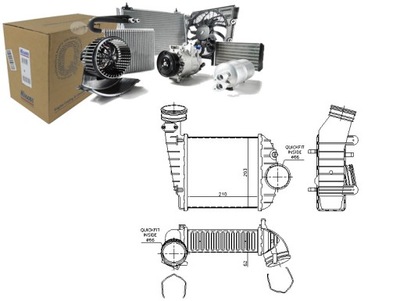 Nissens інтеркулер 3b0145805j фото №1