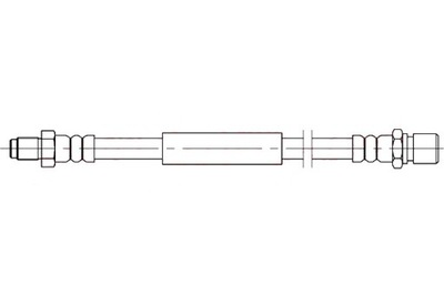 QUICK BRAKE ПАТРУБОК ТОРМОЗНОЙ ГИБКИЙ ПЕРЕД L/P OPEL COMMODORE B